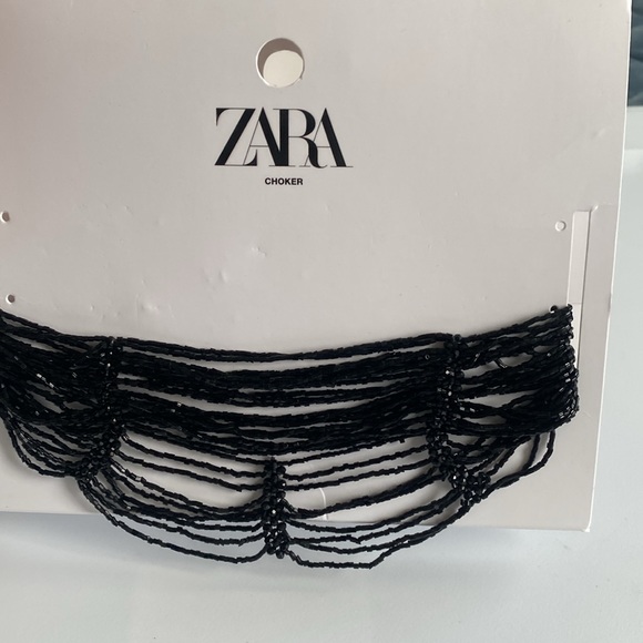 Zara Jewelry - NWT Zara Black Beaded Choker